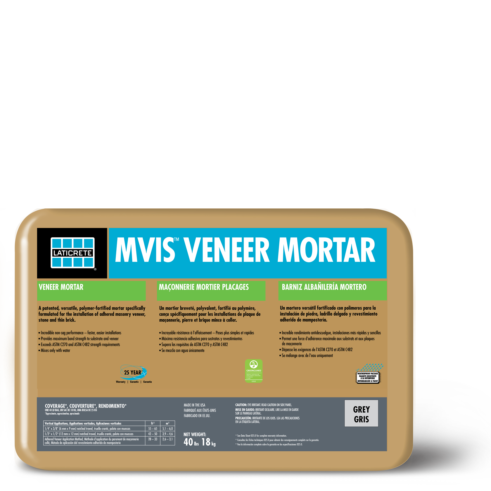 MVIS™ Veneer Mortar